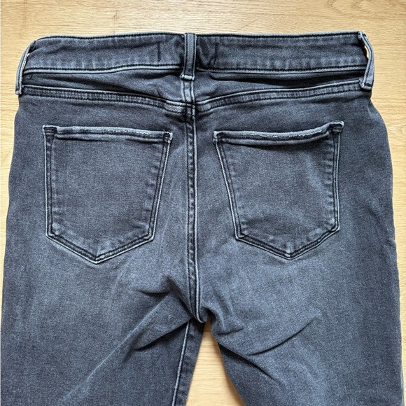 Abercrombie & Fitch Super Skinny Ankle Mid Rise gray ripped jeans Size 4s 27 - Picture 6 of 6